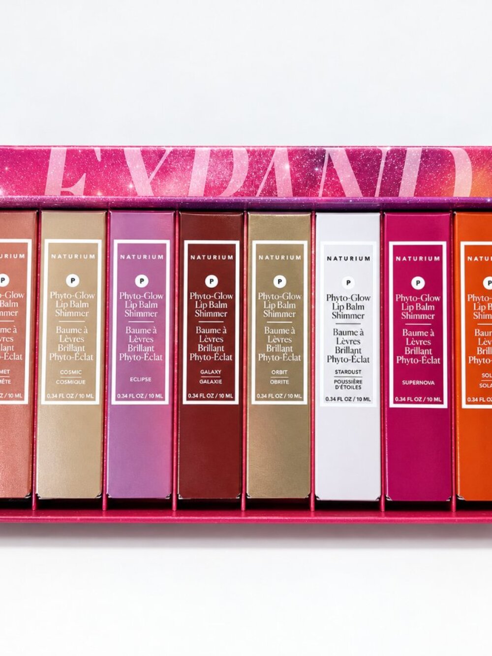 NEW Naturium Phyto-Glow Lip Balm Shimmer 8 Piece Set